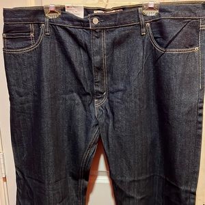 Brand new with tags Levi’s dark indigo blue jeans. Size 44x30